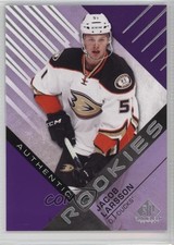 2016-17 SP Game Used Authentic Rookies Purple Jacob Larsson #114 n9h