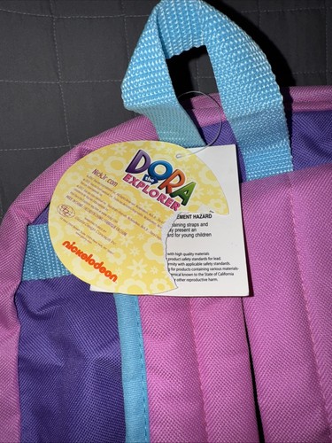 DORA The Explorer Backpack NWT Full Size 15"x12" W Utility Case NEW Book Bag - Picture 4 of 8