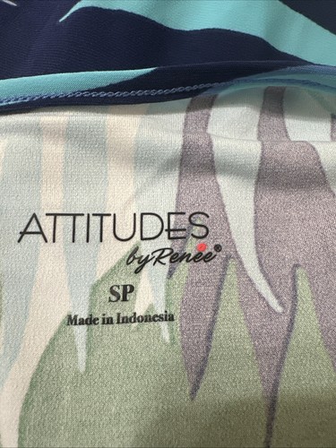 Mono corto de pierna ancha Attitudes by Renee Pet Como Ocean Palms PS A647207 - Imagen 8 de 8