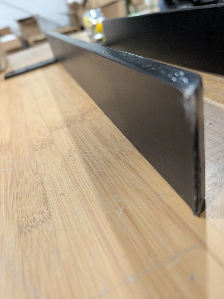 2-Pack- 24" Free Hanging T Shelf Bracket Solid Heavy Duty Steel Knee Wall - Image 2 of 4