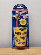 Kids Hot Wheels Brush Buddies Soft Toothbrush And Rinsing Cup W/Toothbrush Cap