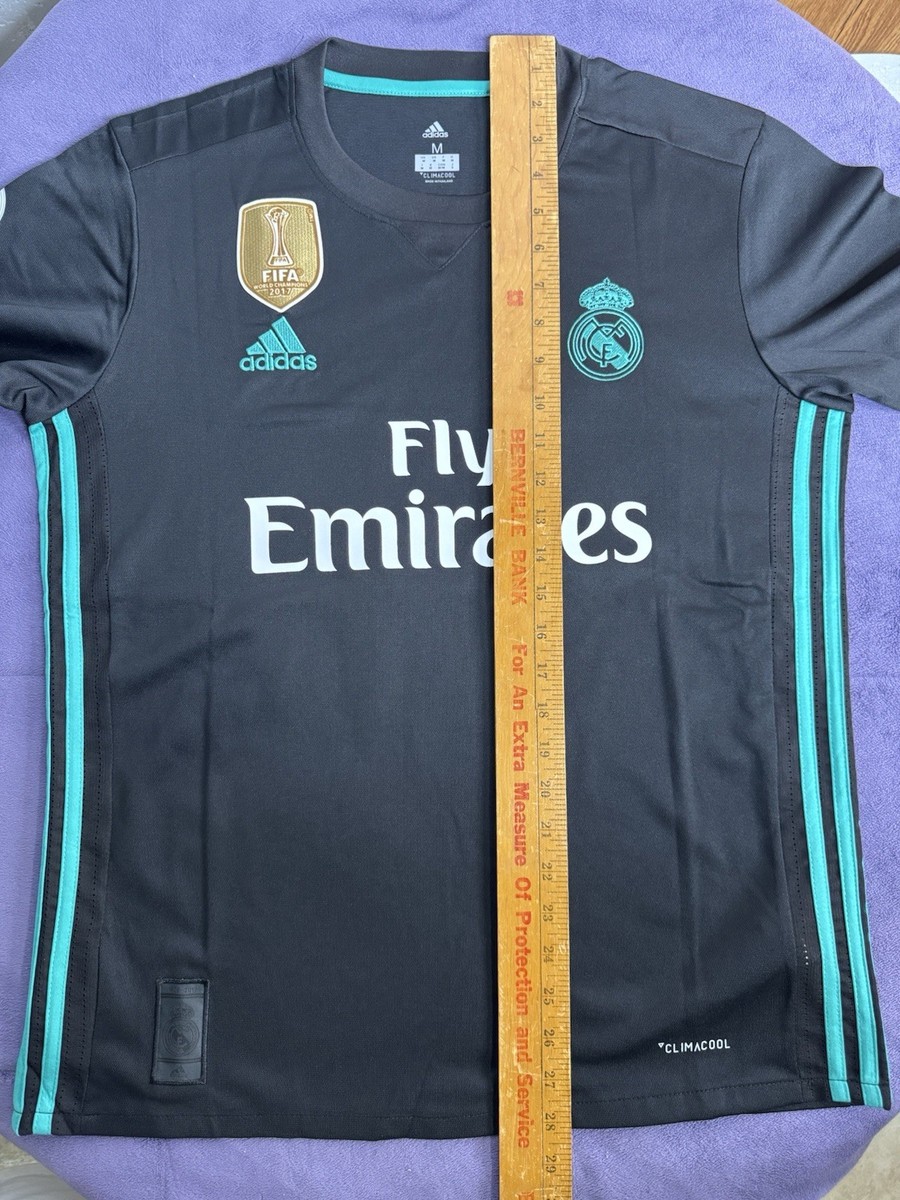 【正規17-18 Real Madrid  L/S BALE #11】 Real Madrid 2017/18 Away Bale #11 Jersey Name Set | ProSoccer CA