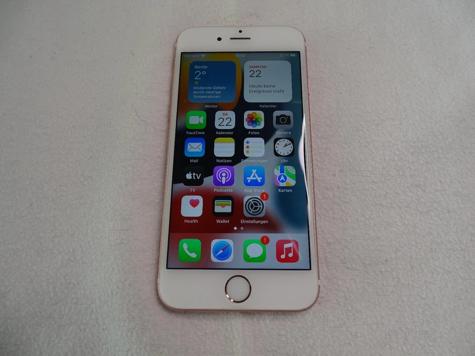 Apple iPhone 6s 128G Roségold! TOP ZUSTAND! Ohne Simlock! Einwandfrei! OVP! iOS! - Bild 4 von 4