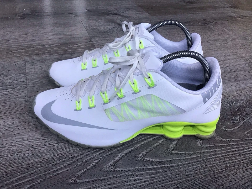 Женские спортивные кроссовки Nike Shox белые / Volt размер 10 653479-101 - Изображение 4 из 4