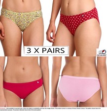 03 Pack JOCKEY Women's Panties Bikini Style 1410 Jockey Cotton Bikini Panties