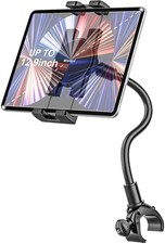 woleyi Gooseneck Tablet Holder for Spin Bike, Peloton Tablet Mount Exercise B...
