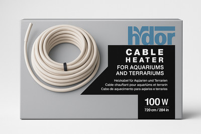 Hydor Bodenheizung für Aquarien 100 Watt schönere Pflanzen und weniger Mulm