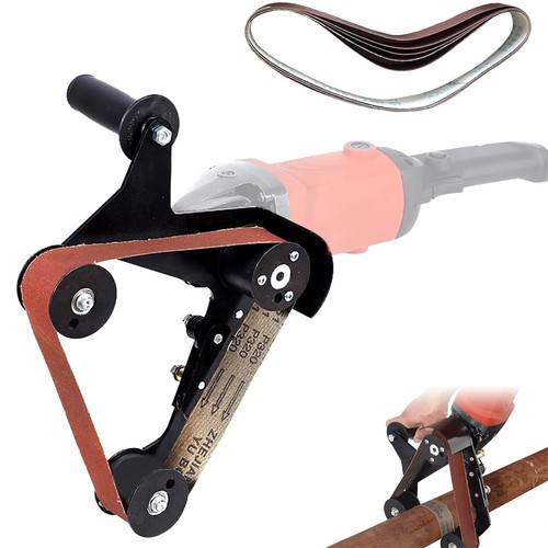 M14 Tube Belt Sander Attachment Grinder Stainless Pipe Polisher Sanding Tool UK - Picture 12 of 12