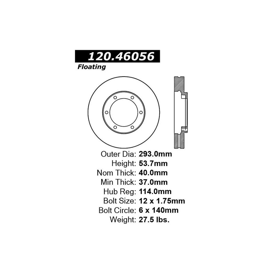 Juego de pastillas de freno de disco delanteras para Mitsubishi Fuso FE145 2005-2011 rotor de freno de disco Foto 4 de 4