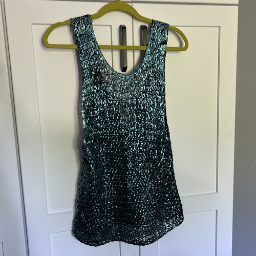 Chaser Women’s Knit Metallic Tank Top NWT