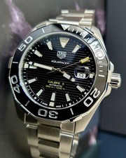 TAG Heuer Black Aquaracer Watch 43mm - WAY201A.BA0927