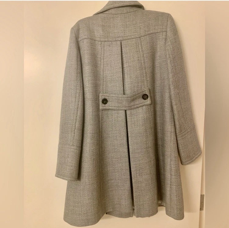 Sassy Elegant Andrew Marc Mixed Wool Swing Coat  - Image 2 of 4