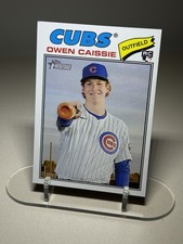 2026 Topps Heritage Owen Caissie #360 RC SP – Cubs
