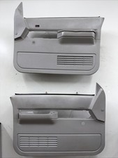 88-94 Chevy Silverado Gmc Sierra Truck Set Of Front Manual Door Panels Oem Gray