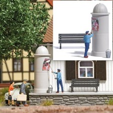 Busch A-Set: Plakatkleber H0 7909