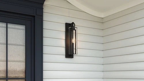 Quoizel RDN8406 Redan 22" Tall Outdoor Wall Sconce - Black - Picture 2 of 7