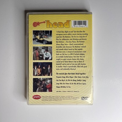 The Monkees Head DVD Rhino 1968 Cult Classic Jack Nicholson Rare