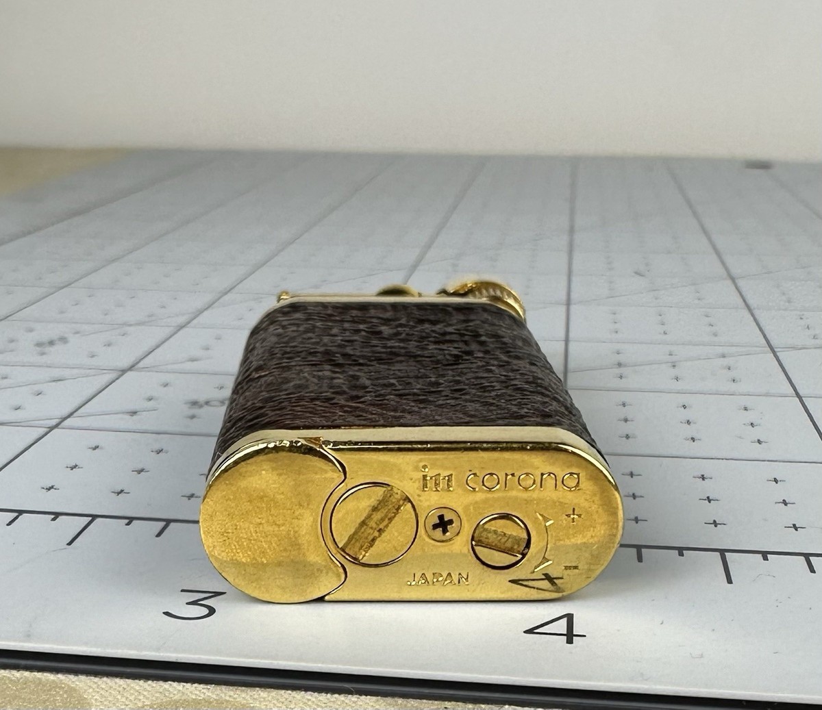 IM Corona Old Boy Briar & Gold Plated Pipe Lighter | eBay