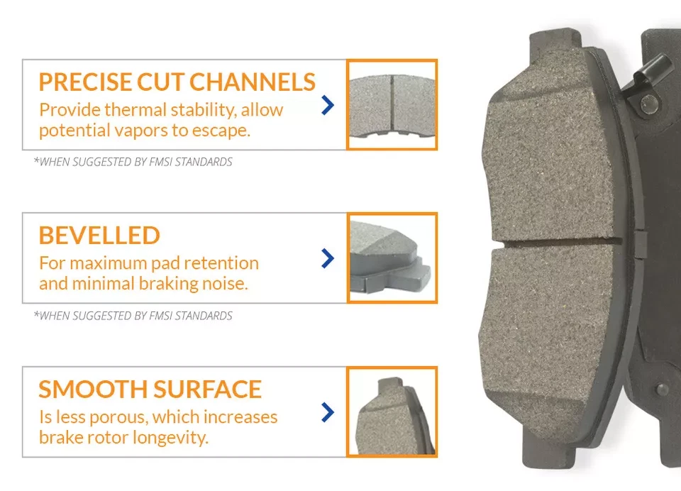 Front Drilled Slotted Brake Rotor Brake Pad for 2000-2010 Scion TC Toyota Celica - Image 4 of 4