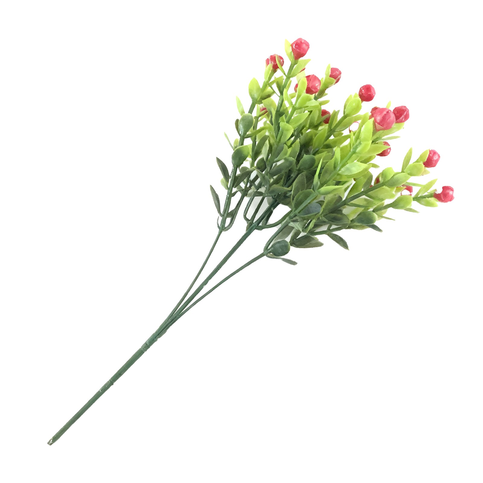 New Simulated Large Particle Milan Grain Plastic Flower Milan Grain Red One