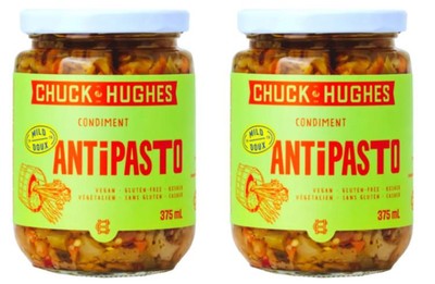 Chuck Hughes Vegan Antipasto Mild 375ml (2 Pack)
