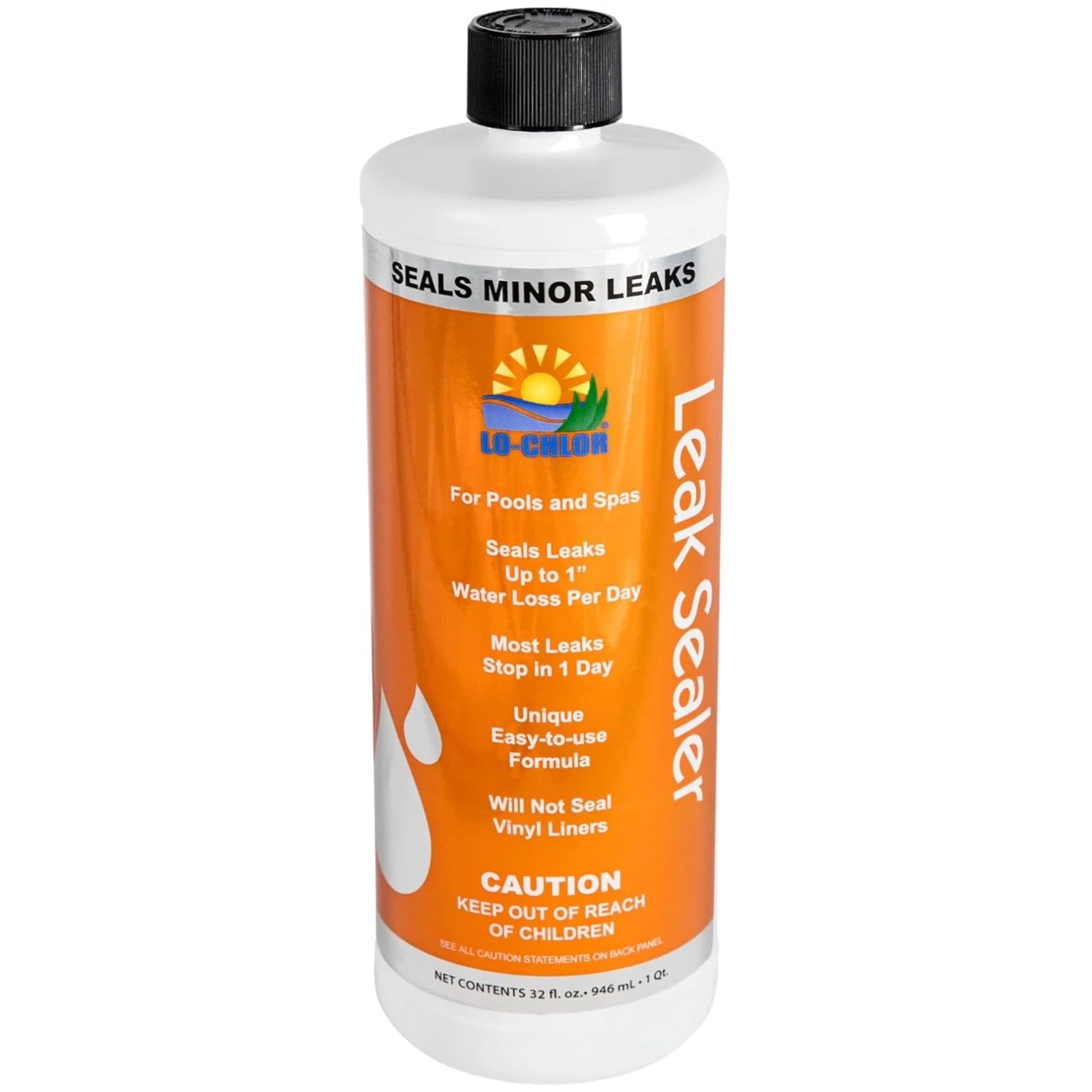 Leak Sealer for Pool, Hot Tub, Spa, 24H Fix, No Drain, 32oz