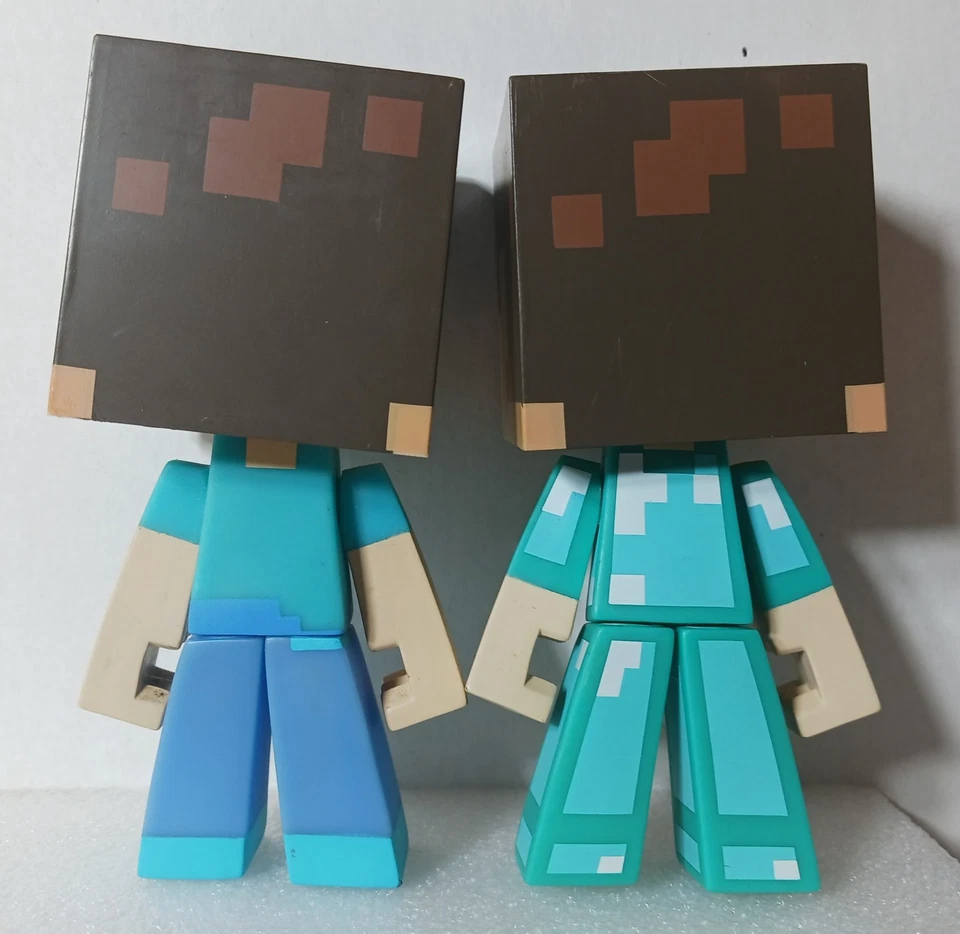 30 Minecraft Jazwares 公仔 批量 ENDERMAN Steve SPIDER Lama CHEST Creeper 马 — 第 3/4 张图片