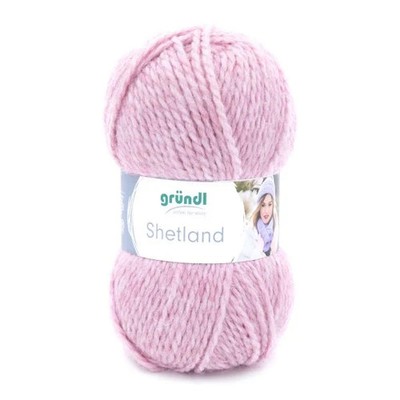 Gründl Wolle Shetland 100 g rose melange 100 g  Wolle