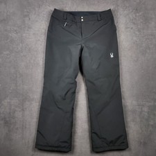 Spyder Winner Athletic Fit Ski Snow Pant Womens 14 Short Black Snowboard 144424