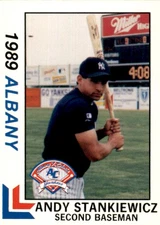 1989 Albany Yankees Best #15 Andy Stankiewicz Garden Grove California CA NM Card