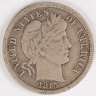 1915 S Barber Dime