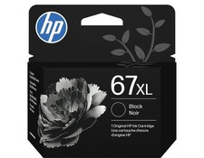 HP InkCartridge 67XL Black High Yield 240 Pages Works DeskJet Envy 2 Pack