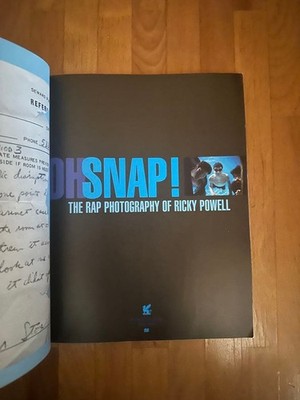 OH SNAP! THE RAP PHOTOGRAPHY OF RICKY POWELL Hip Hop Photo Book | eBay