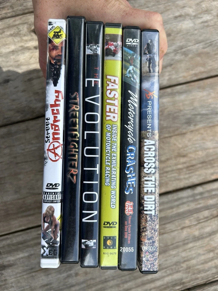 Rare DVD Lot Motorcycle & Street Bike Crashes Stunts, Speed, & Chaos TV HTF OOP - Image 2 of 4