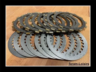 TERAM LOISIRS Kit Disques garnis + lisses Embrayage pour Yamaha XJ 900 S Diversion 1995 à 2002