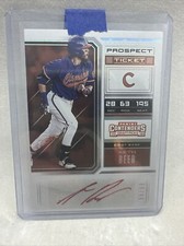 2018 Panini Contenders Draft Picks Prospect Ticket  Seth Beer Auto /99 RED SP