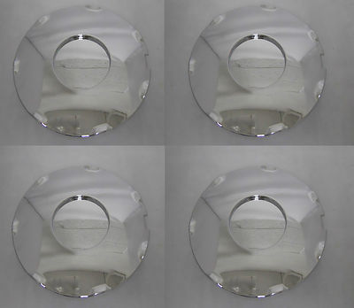 4 CAP DEAL CADILLAC 2008 2009 CTS STS WHEEL RIM PLAIN CHROME CENTER CAP 99-0732
