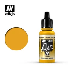 Vallejo 71078 Model Air Yellow RLM04 Acrylic Paint 17ml - US