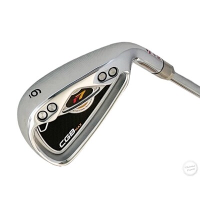TaylorMade r7 + 2 CGB Max Single 6 Iron RH Stiff Flex True Temper Steel 38''