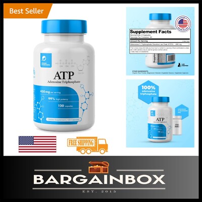 ATP Capsules - 120 Count, Clinically Validated for Endurance & Stamina