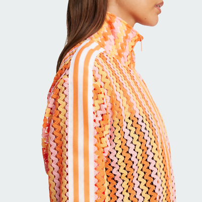 adidas Originals Summer Glow Crochet Firebird Track Top KC0748 | eBay