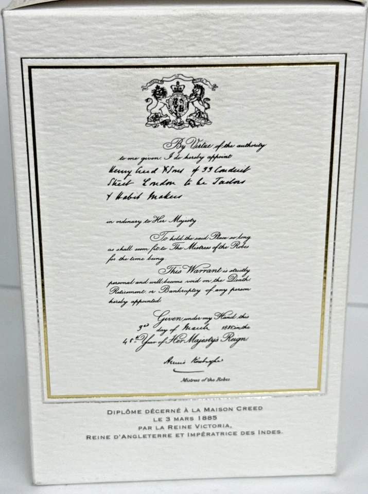 CREED JASMIN IMPERATRICE EUGENE 8,4 унции/250 мл код партии C5417W01 новый ** РЕДКАЯ ** - Изображение 3 из 4