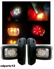 2x Luci Ingombro Led Arancio Rosso Bianco Fanale Laterale 14 LED 12/24V