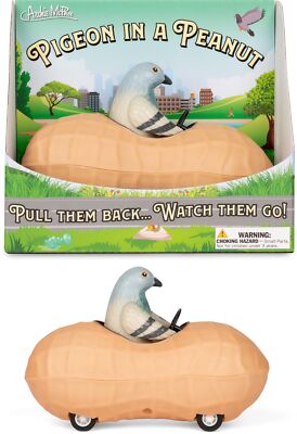 Pigeon in a Peanut - Cute Pullback Racing Car Child Toy - Archie