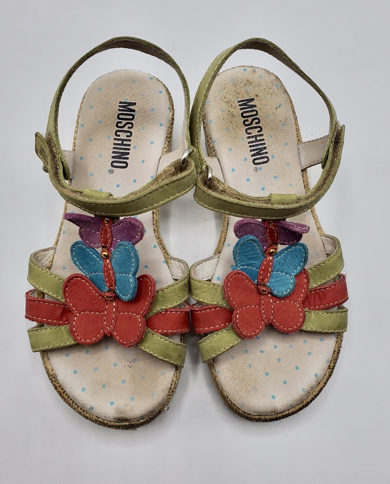 Moschino Girls Suede Strappy Platform Sandals Sz 30 EU / 12 - 12.5 US  Pre-owned | eBay