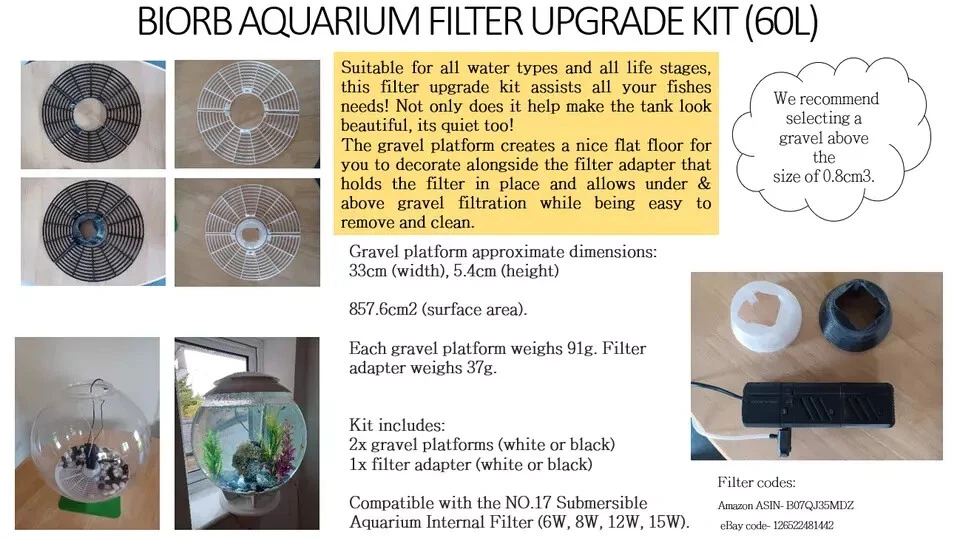 BIORB AQUARIUM FILTER UPGRADE KIT (60L) - Image 2 of 4