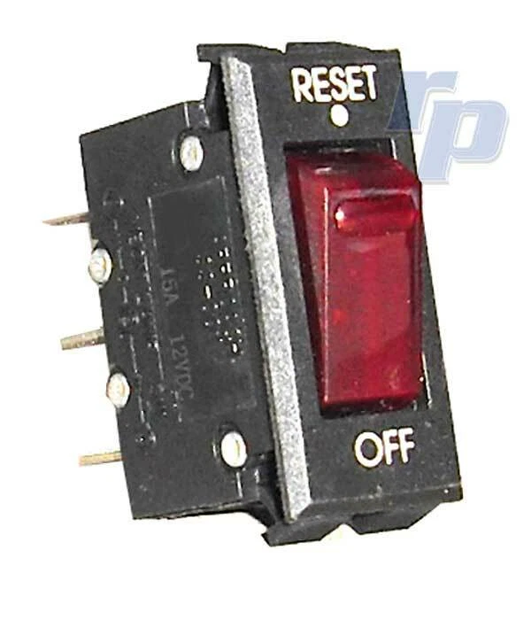 LITTELFUSE Sicherungsautomat 12V Schutzschalter, 5, 8, 10, 15 Amp, Wippschalter beleuchtet