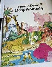 How to Draw Baby Animals Watermill Press Paperback 1982 UNUSED