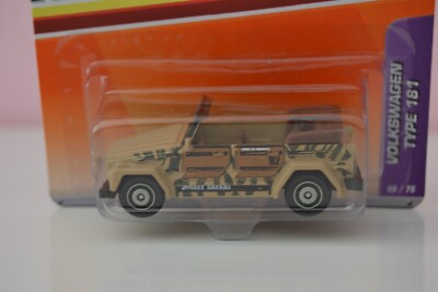 Matchbox 2007 MB 69/75 Volkswagen Type 181 hellbraun Blister 2