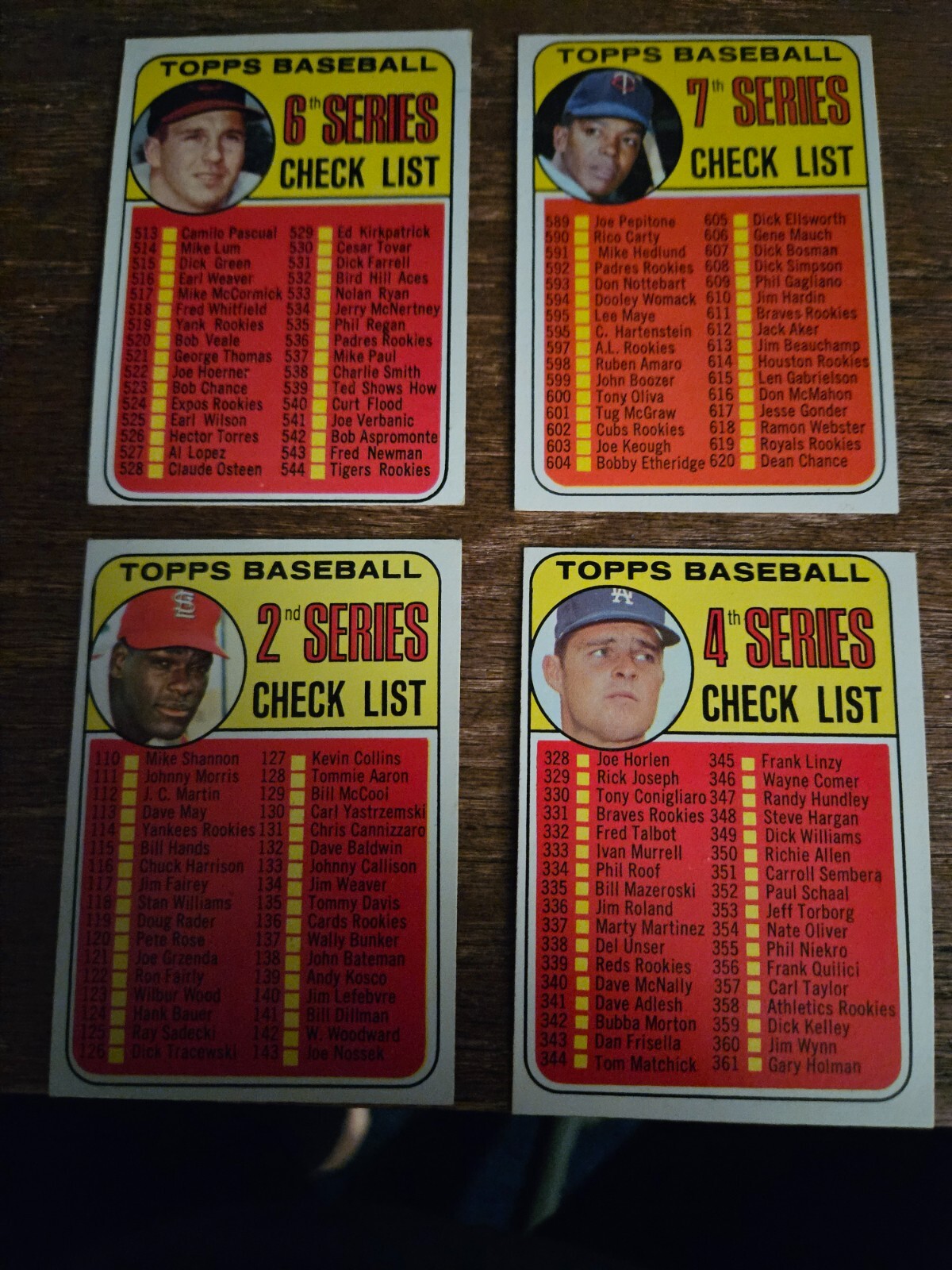 1969 TOPPS Baseball Card Lot(269)Diff.Incl Tons of HOFERS + STARS (EX